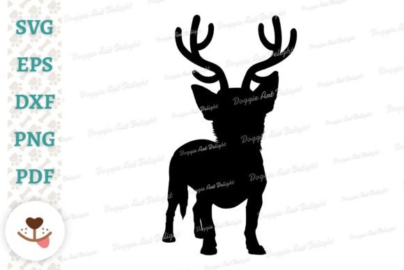 Christmas Chihuahua Dog Reindeer SVG Review