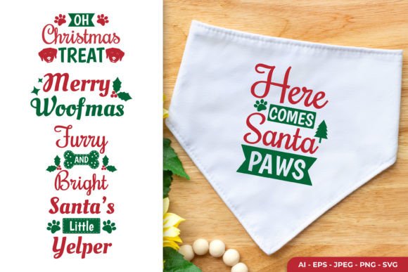 Christmas Dog Bandana SVG Set: A Designer's Review
