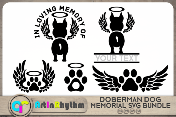 Doberman Pet Dog Memorial SVG – A Designer’s Review for Embroidery