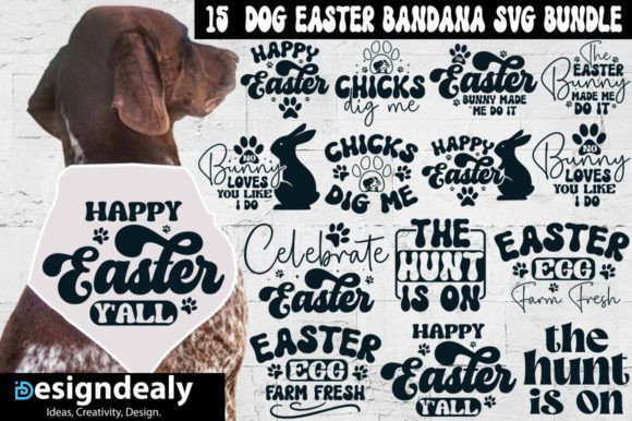 Easter Dog Bandana SVG Bundle Review
