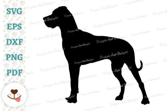 Great Dane Dog Silhouette SVG Cut File Review