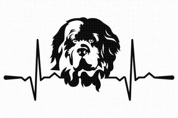Newfoundland Dog Heartbeat SVG Review
