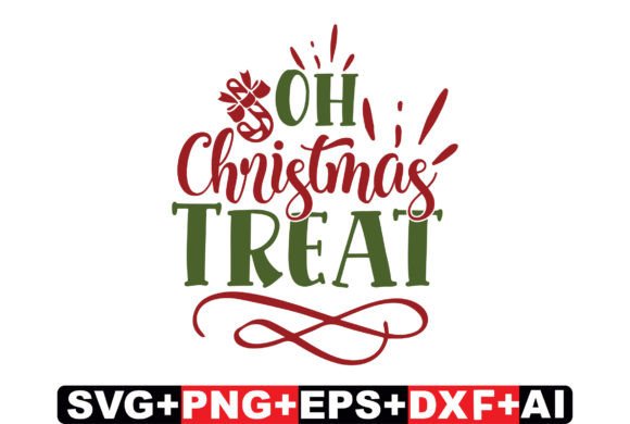 Oh Christmas Treat Dog Christmas SVG