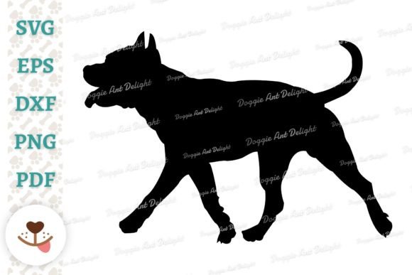 Staffordshire Terrier Dog SVG: Embroidery Field Test